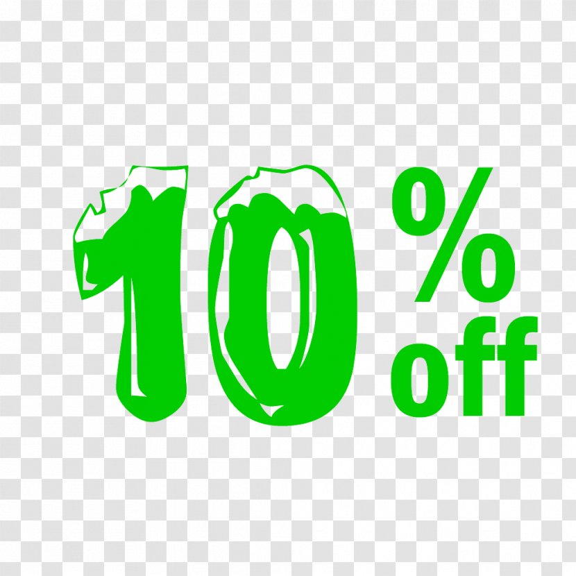 Christmas 10% Off Discount Tag. - Brand - Wedding Transparent PNG