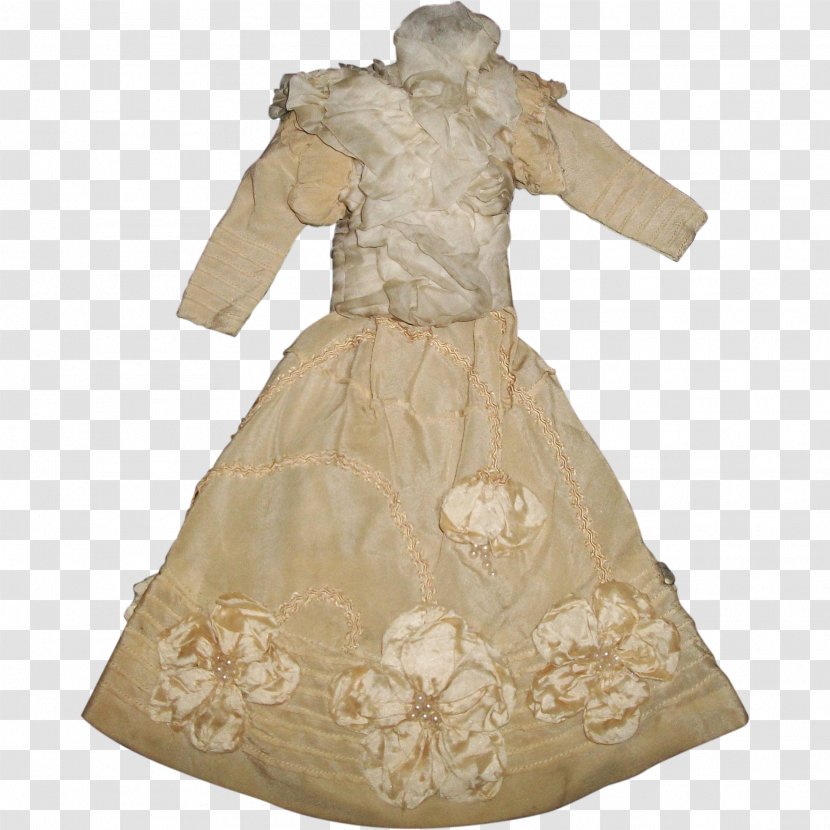 Dress Gown Beige Costume Transparent PNG