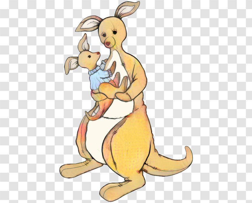 Domestic Rabbit Hare Macropods Kangaroo Clip Art - Marsupial Transparent PNG