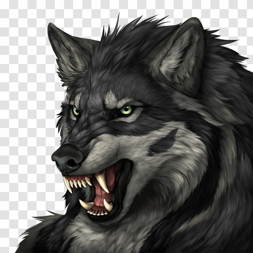 Tattoo Gray Wolf Alien Bugs Defender Drawing Werewolf - Len Transparent PNG