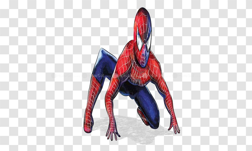 Spider-Man Paper Superhero Drawing - Spider-man Transparent PNG