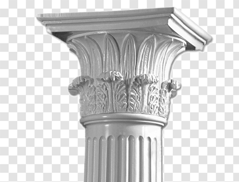 Column Capital Corinthian Order Post - Interior Design Services - Stone Pillar Transparent PNG