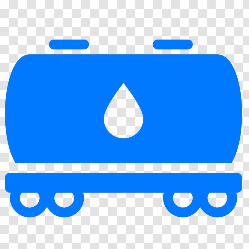 Petroleum Oil Well Tanker - Blue - Warning Lables Transparent PNG