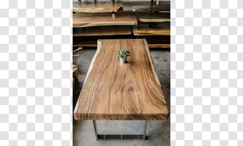 Table Live Edge Wood Furniture Dining Room - Plank Transparent PNG