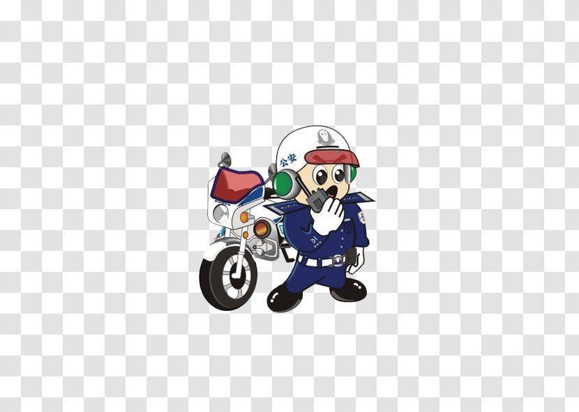 Police Officer Traffic - Fictional Character - Cartoon Transparent PNG