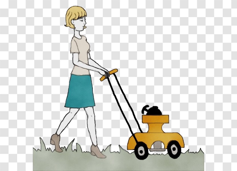 Watercolor Drawing - Grass - Street Sweeper Transparent PNG