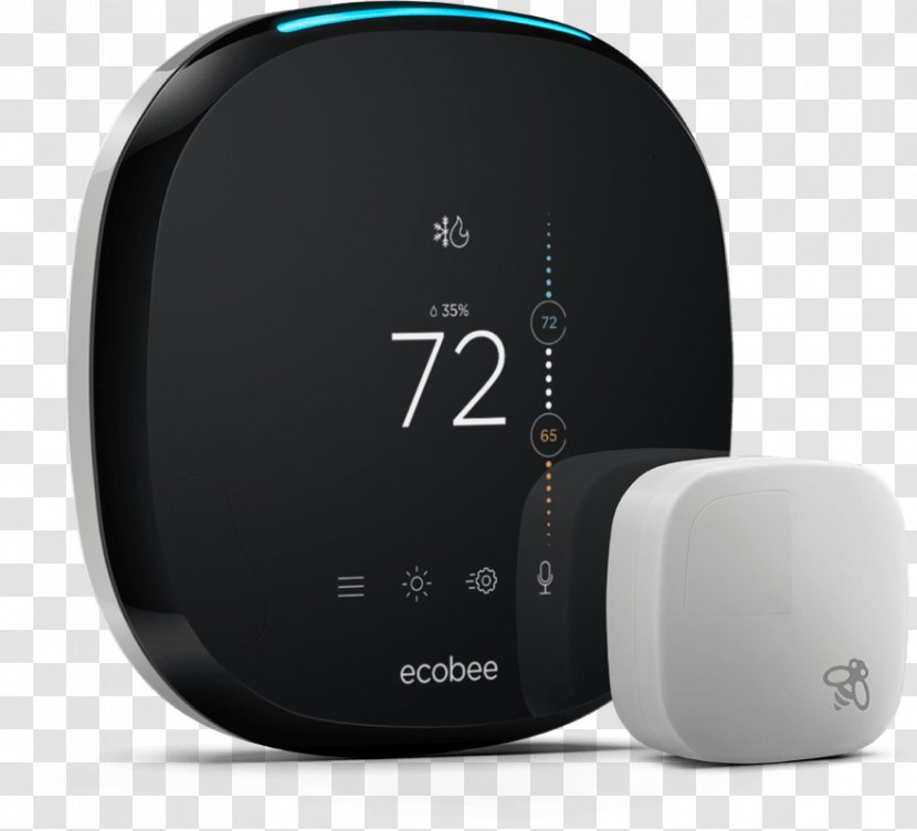 Ecobee Ecobee4 Smart Thermostat Amazon Alexa - Technology - Online Store Setup Transparent PNG
