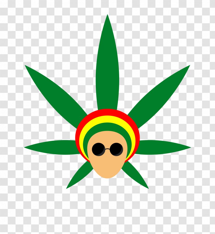 Cannabis Reggae Rastafari Clip Art - Heart - Weed Transparent PNG