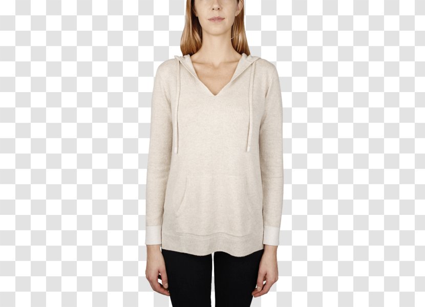 Blouse T-shirt Top Sleeve - Beige Transparent PNG