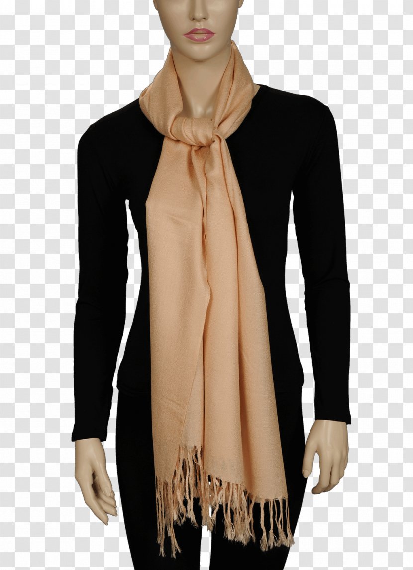 Scarf Foulard Neckerchief Stole - Brown - Clothing Transparent PNG