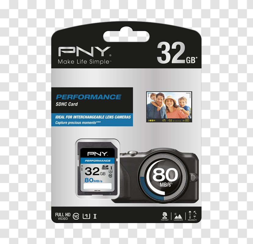 SDHC PNY Technologies Secure Digital MicroSD Flash Memory Cards - Multimedia - Live Performance Transparent PNG
