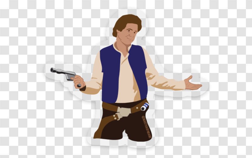 Han Solo Star Wars Sticker Miami - Hand Transparent PNG