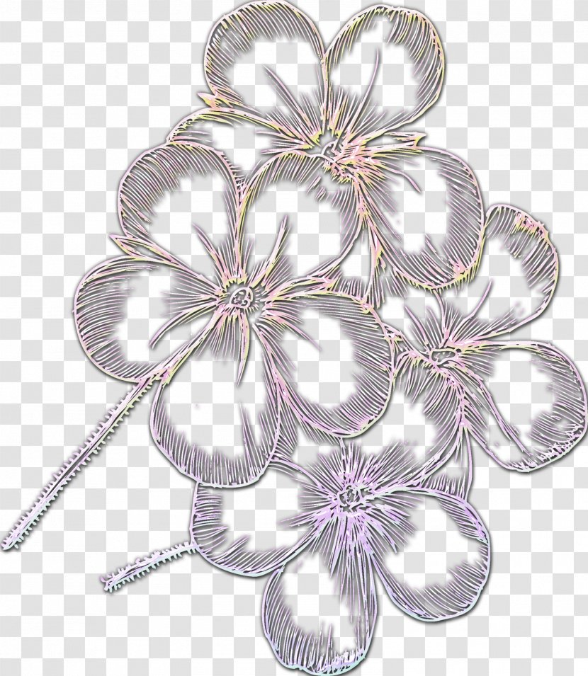 Petal Cut Flowers Clip Art - Cherry Blossom - Flower Transparent PNG