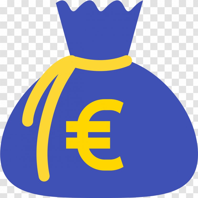 Money Logo - Cartoon - Electric Blue Symbol Transparent PNG