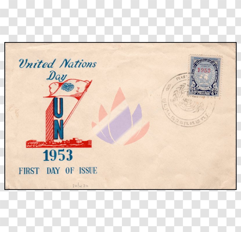 Paper Airmail Rectangle Font - United Nations Day Transparent PNG