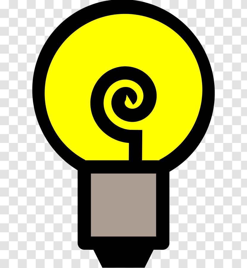 Incandescent Light Bulb Electric Lamp Clip Art - Traffic Clipart Transparent PNG