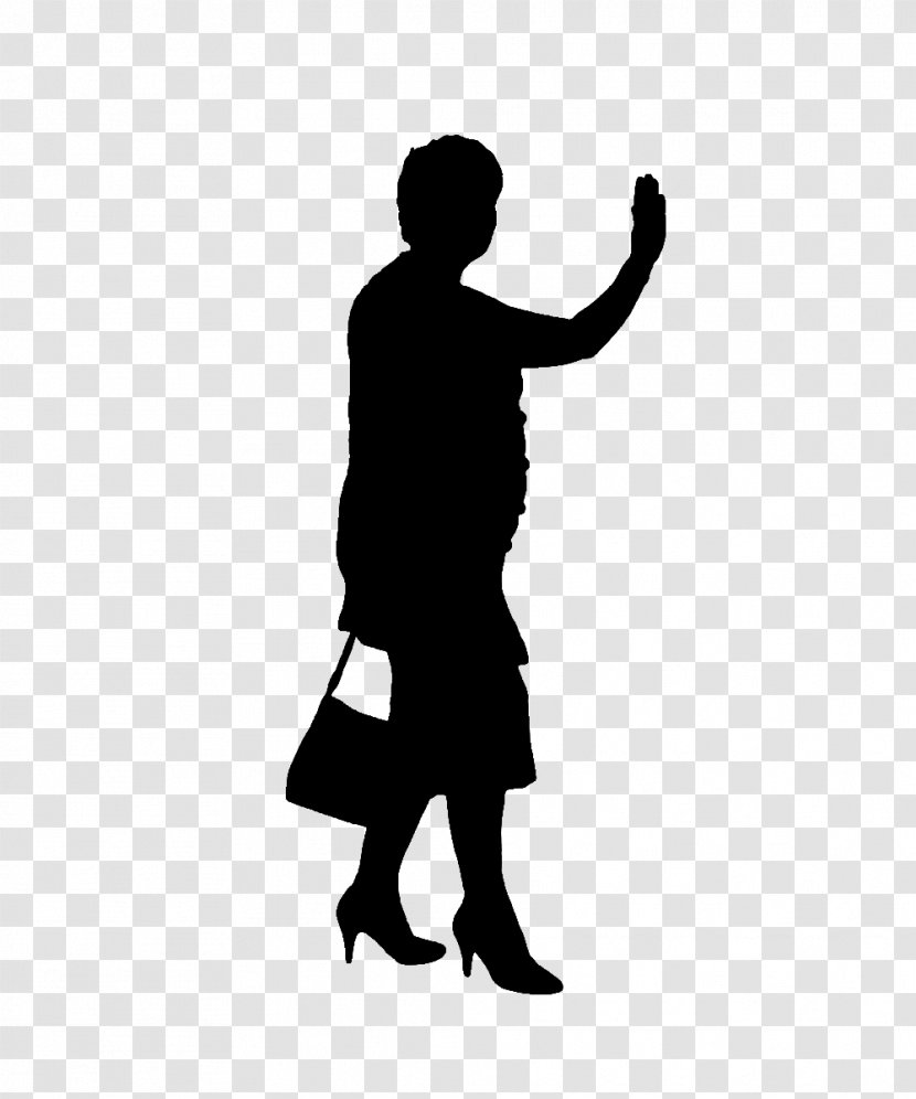 Silhouette Female Illustration - Pixabay - Hello Lady Bag Transparent PNG