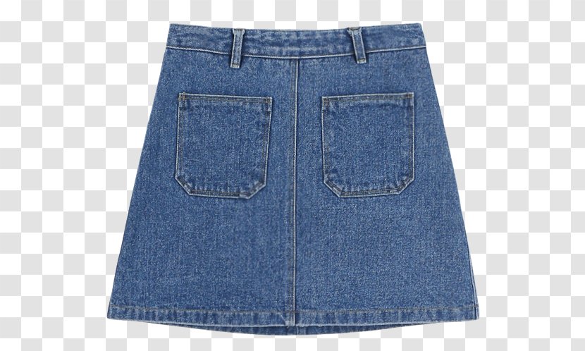 Jeans Denim Shorts Skirt Pocket M - Active Transparent PNG