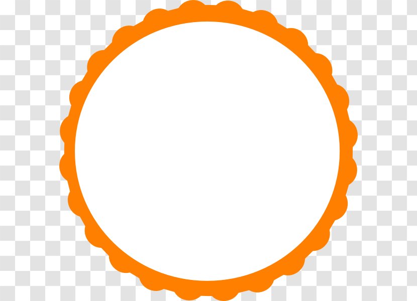 Circle Area Clip Art - Rectangle - Scallop Frame Cliparts Transparent PNG