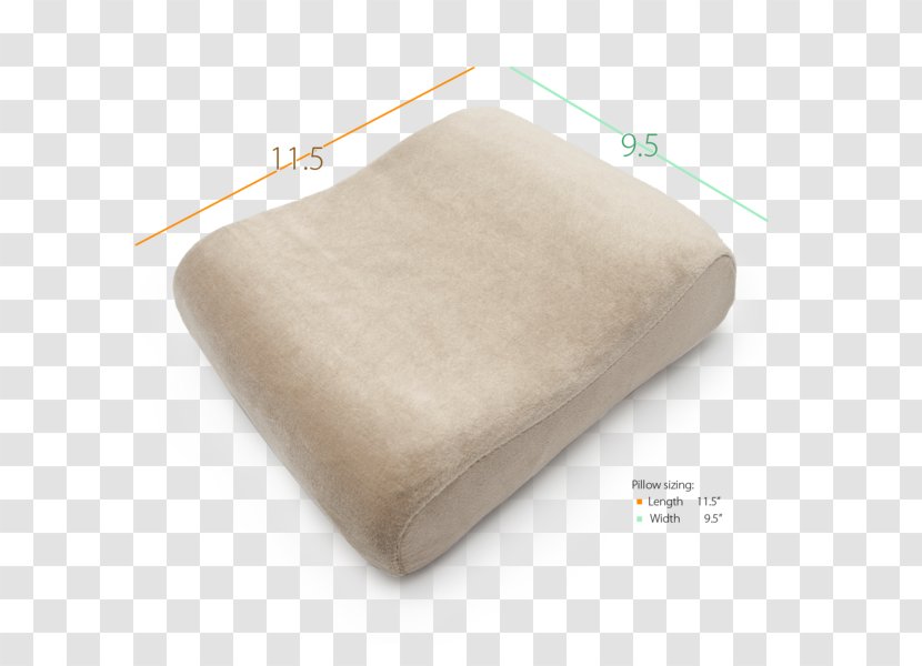 Memory Foam Material Polyurethane Pillow - Orthopedic Transparent PNG