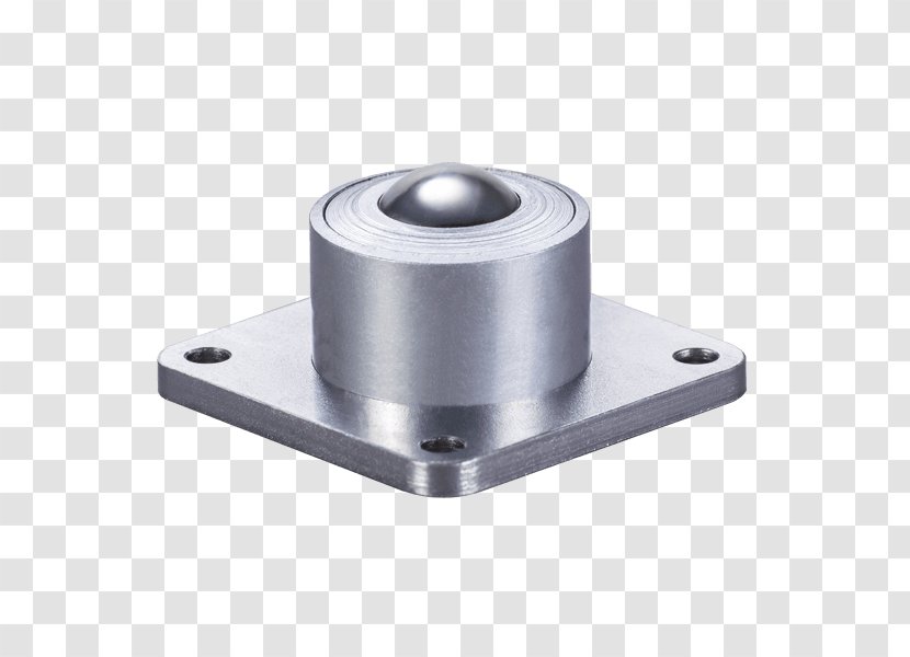 Stainless Steel Flange Ball Transfer Unit Bolt - Hardware - Threaded Rod Transparent PNG