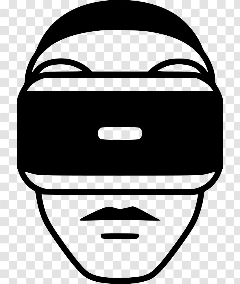 Oculus Rift Virtual Reality Headset Clip Art - Black - Face Transparent PNG