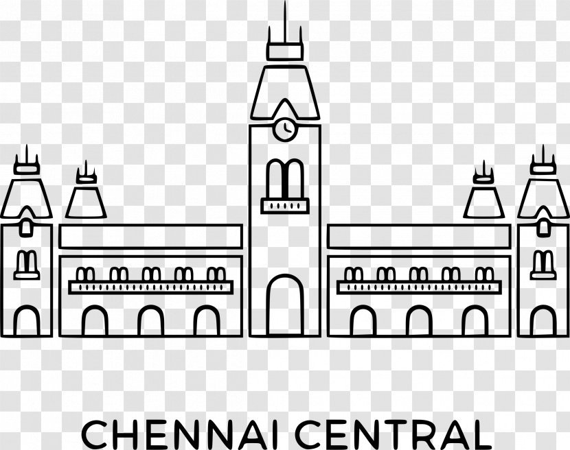 Chennai Central Railway Station Madras Miscellany Clip Art - Area - Small Icons Transparent PNG