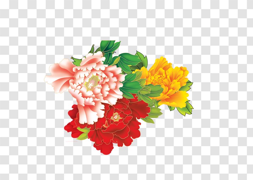 Floral Design Flower - Artificial - Peony Transparent PNG