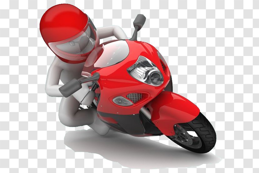 Motorcycle Royalty-free - Red Transparent PNG