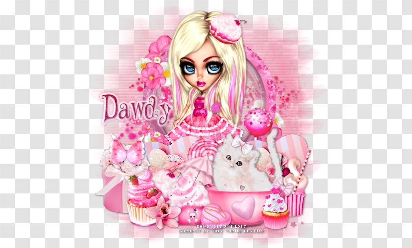 Barbie Toy Doll Flower Pink M - Delicious Transparent PNG