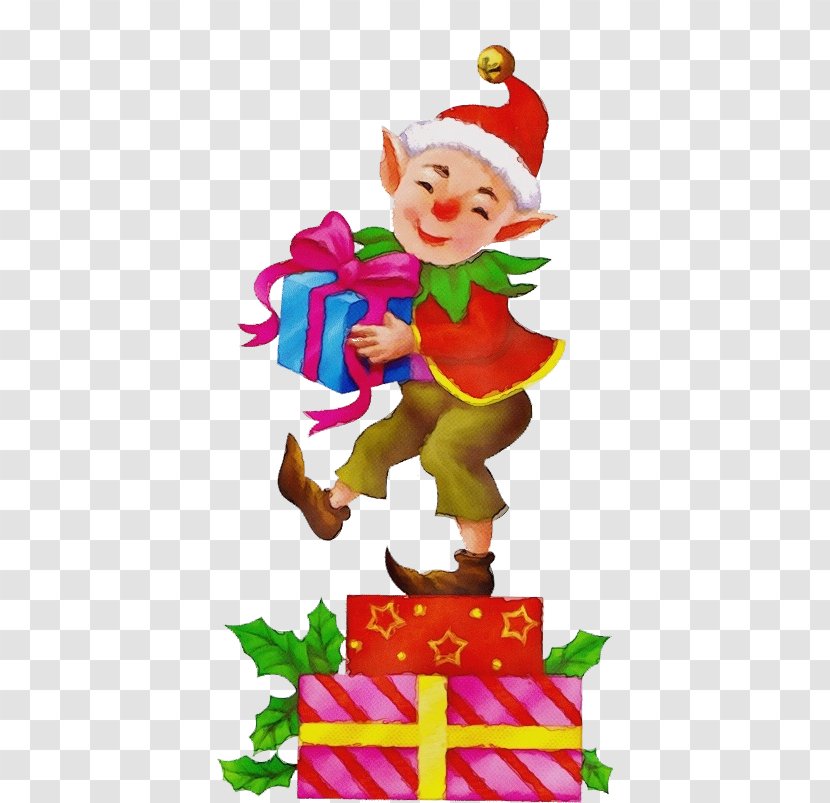 Christmas Elf Cartoon - Ornament Gnome Transparent PNG