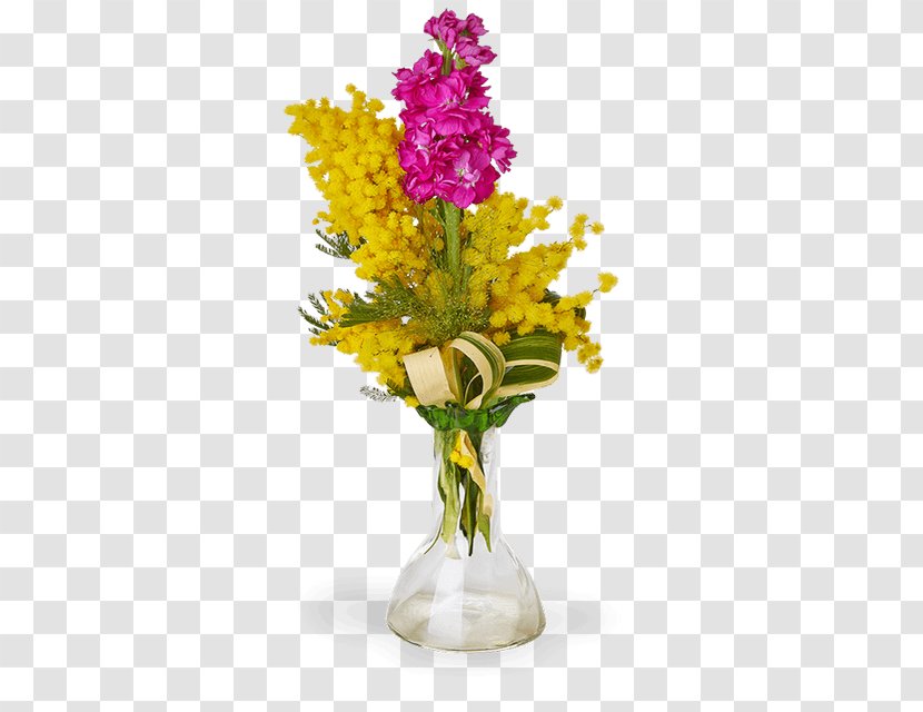 Floral Design Cut Flowers Vase Flower Bouquet - Festa Della Donna Transparent PNG