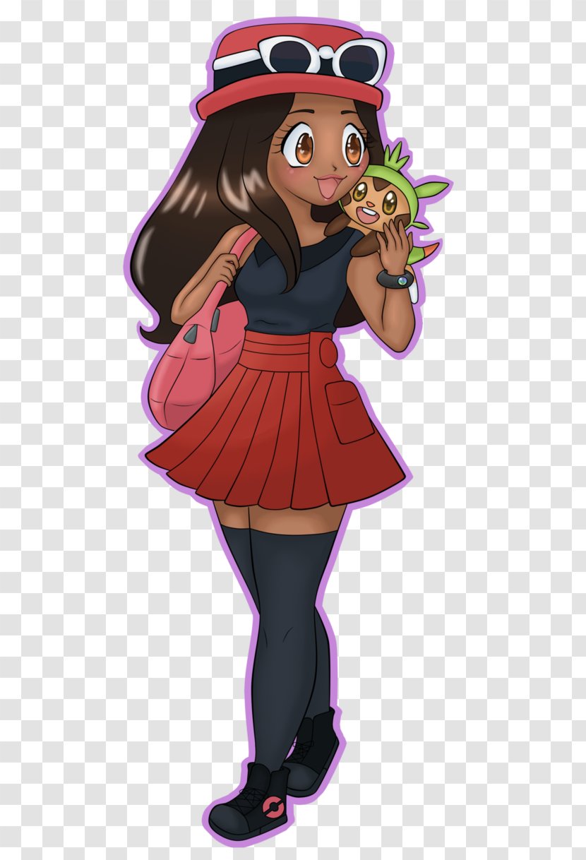 Pokémon X And Y GO Battle Revolution Serena Sun Moon - Cartoon - Pokemon Go Transparent PNG