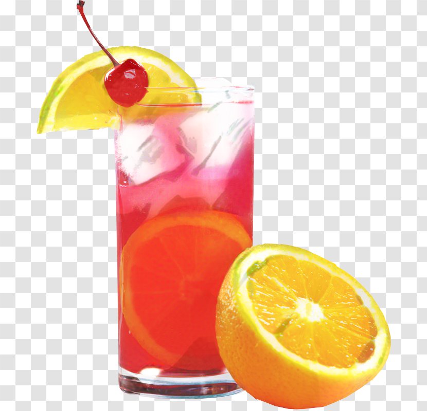 Punch Clip Art Juice Fizzy Drinks - Cocktail Garnish - Highball Glass Transparent PNG