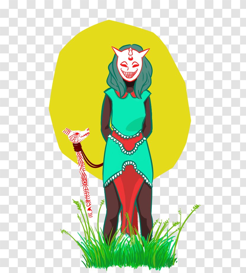 Green Legendary Creature Clown Clip Art - Tree Transparent PNG