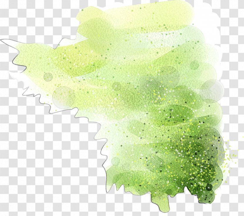 Green Watercolor Painting Drawing - Color - Cartoon Hand Painted Dream Transparent PNG