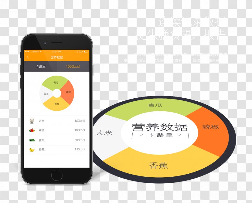 Chipsea Technologies (shenzhen) Corp. Health Copyright Nutrition - Mobile Phone - Calorie Transparent PNG
