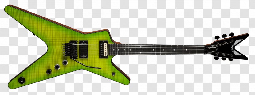 Dean ML Guitars Electric Guitar Floyd Rose - Watercolor - Bass Transparent PNG