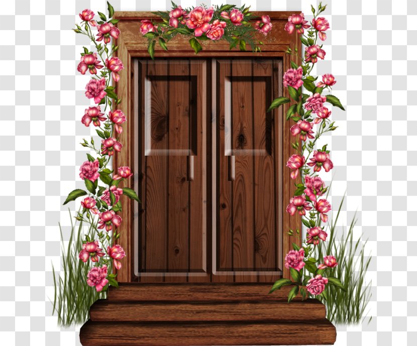 Window Door Clip Art - Flower Transparent PNG