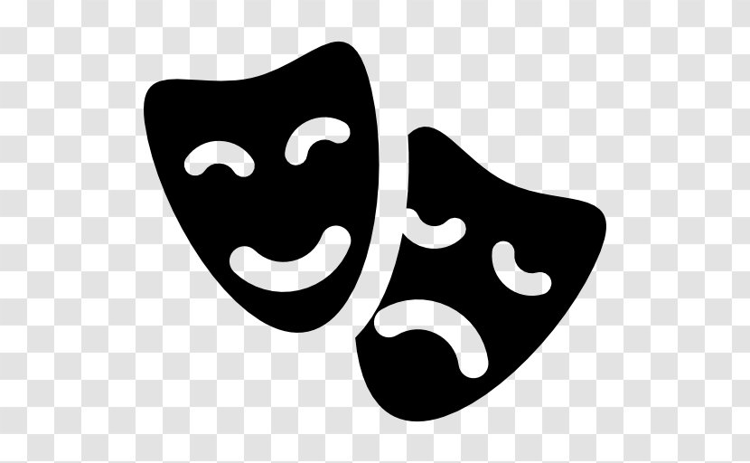 Mask Theatre Tragedy Maschera Teatrale - Comedy - Theater Transparent PNG