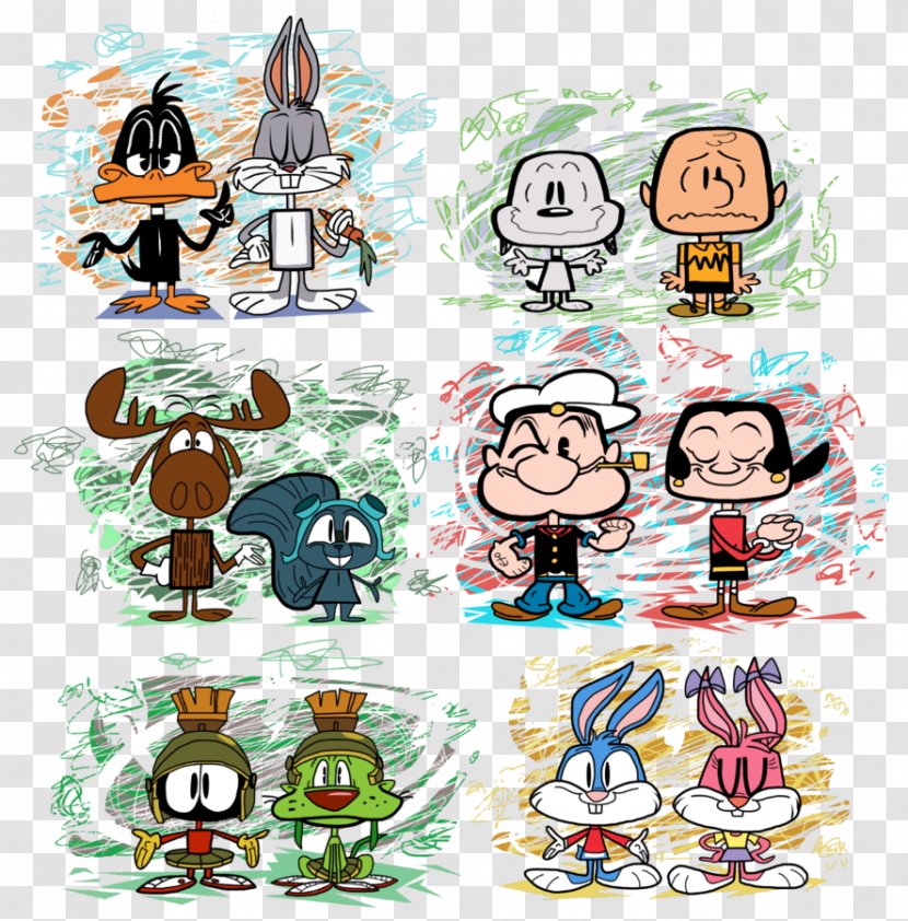 Babs Bunny Drawing Illustration Clip Art - Looney Tunes - Rocky And Mugsy Transparent PNG