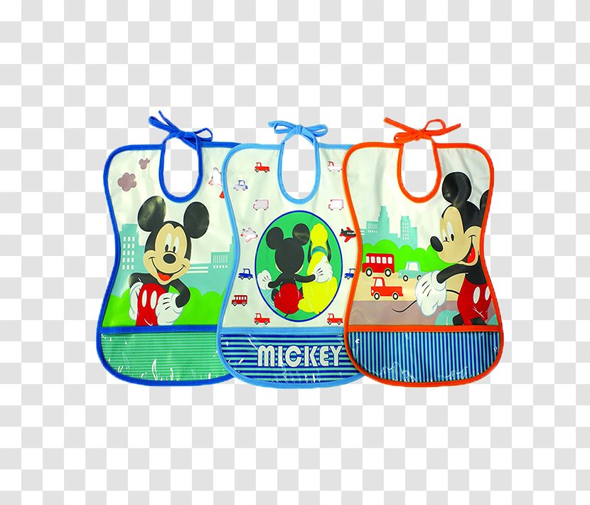 Bib Mickey Mouse Infant Child Toy - Silhouette Transparent PNG