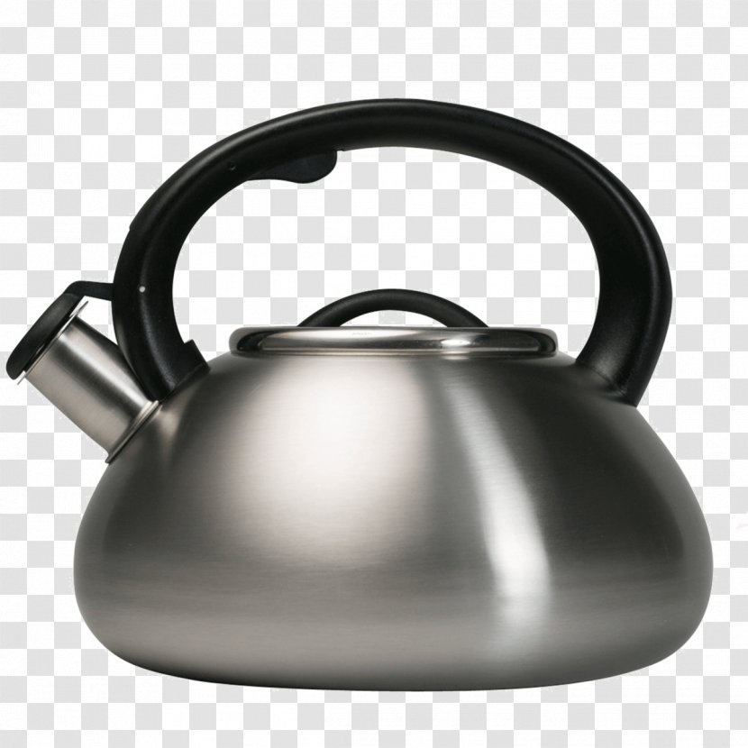 Whistling Kettle Teapot Whistle Stainless Steel - Handle Transparent PNG