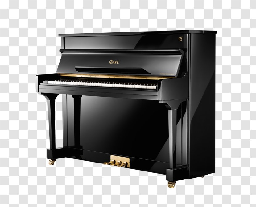 Digital Piano Electric Fortepiano Player Musical Keyboard - Silhouette Transparent PNG