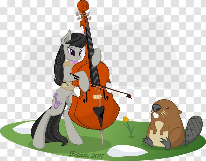 Violin Derpy Hooves Drawing Pony - Silhouette Transparent PNG