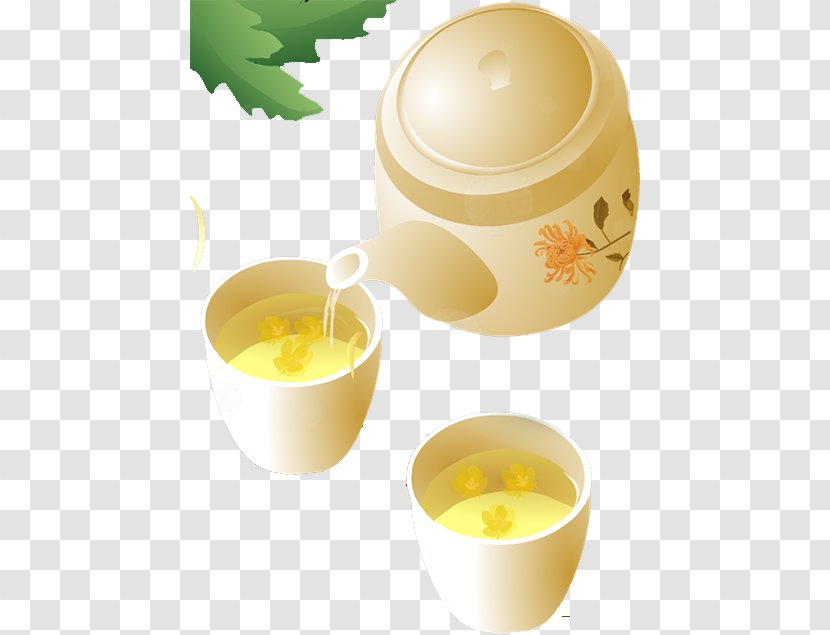 Green Tea Coffee Cup - Trophy Transparent PNG