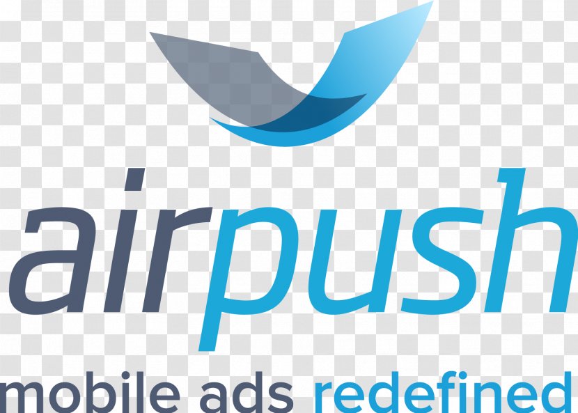 Mobile Advertising Airpush Display Logo - Blue Transparent PNG