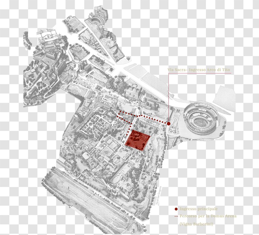 Roman Forum Circus Maximus Ancient Rome Colosseum Palatine Hill - Jewellery Transparent PNG
