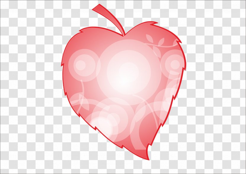 Leaf Download - Cartoon - Love Leaves Image Transparent PNG