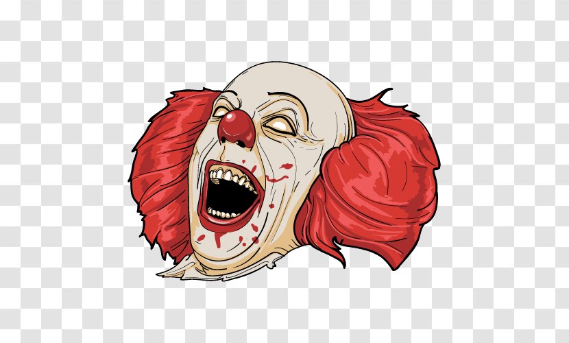 Laughing Clown Head - Frame - Heart Transparent PNG